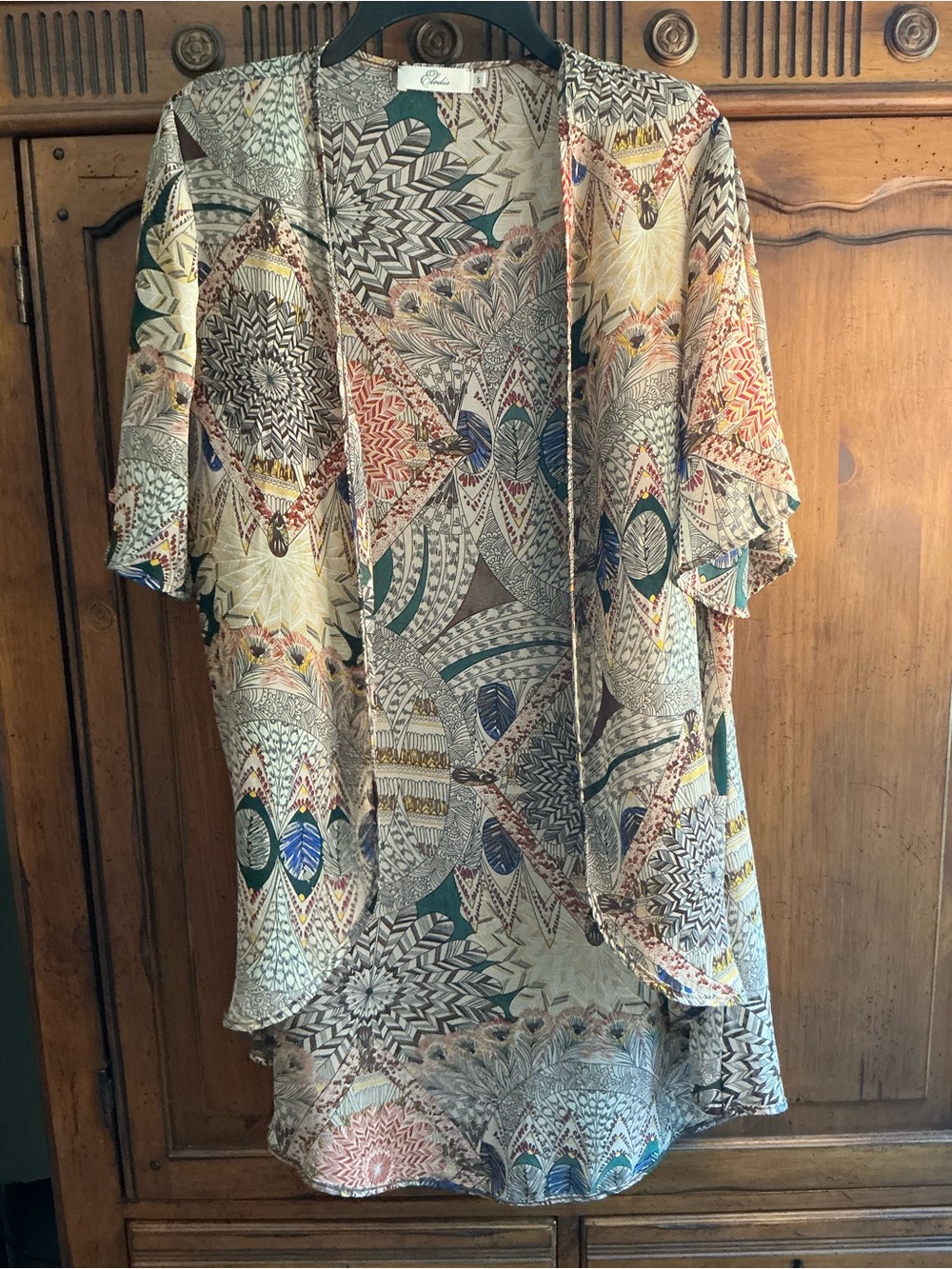 Elodie Multi-Color Bohemian Kimono Jacket